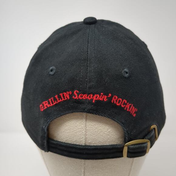 Freddy's Grillin' Scoopin' Rockin' Slideback Baseball Cap Black One Size Apollo - Picture 6 of 10